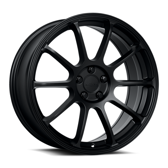 Katana KR07 Matte Black 5x114.3 ET40 CB73.1 Wheel Rim