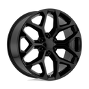 24X10 Performance Replicas PR176 Black Chrome 6X139.7 ET24 wheel/rim