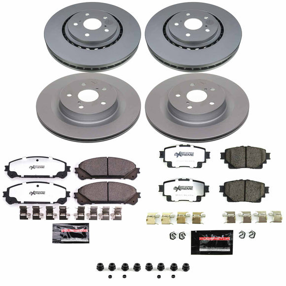 Z36 Truck & Tow Premium Carbon-Fiber Ceramic Brake Pad and Fully Coated Rotor Ki