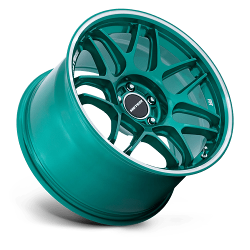 MOTEGI MR158 TSUBAKI 18x9.5 ET35 HOK-GRN MCH CB66.6 Wheel