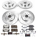 PowerStop Z26 Street Performance Ceramic Brake Pad and Drilled & Slotted Rotor K