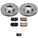 PowerStop OE Stock Replacement Low-Dust Ceramic Brake Pad and Rotor Kit