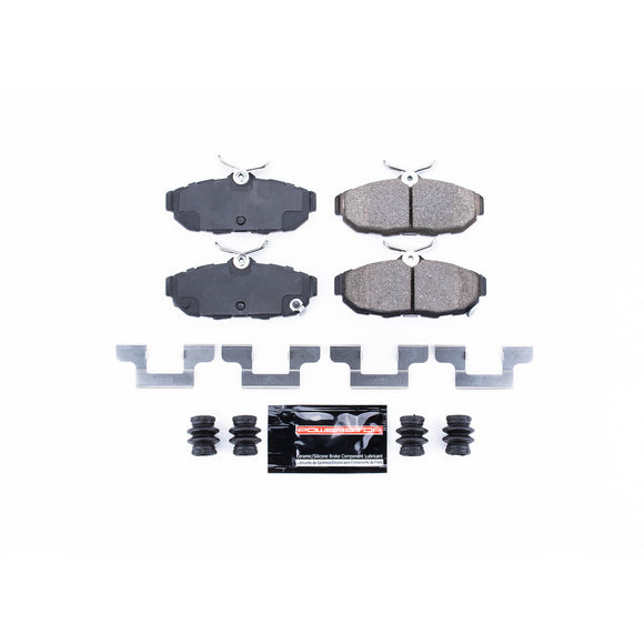 PowerStop Z23 Evolution Sport Carbon-Fiber Brake Pads With Hardware