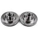 PowerStop Evolution Drilled And Slotted Rotors Pair Front For Chevrolet Malibu