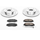 PowerStop Z23 Daily Driver Carbon-Fiber Ceramic Brake Pad and Drilled & Slotted