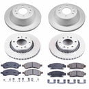 PowerStop Genuine Geomet Coated Rotor and Low-Dust Ceramic Brake Pad Kit