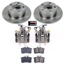 PowerStop OE Stock Replacement Low-Dust Ceramic Brake Pad, Rotor and Caliper Kit