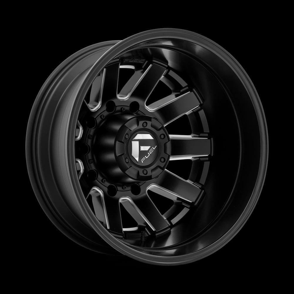 24X8.25 Fuel D538 Maverick Matte Black Milled 8X165.1 ET-214 wheel/rim