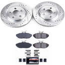 PowerStop Z23 Daily Driver Carbon-Fiber Ceramic Brake Pad and Drilled & Slotted