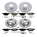 PowerStop Z23 Daily Driver Carbon-Fiber Ceramic Brake Pad and Drilled & Slotted