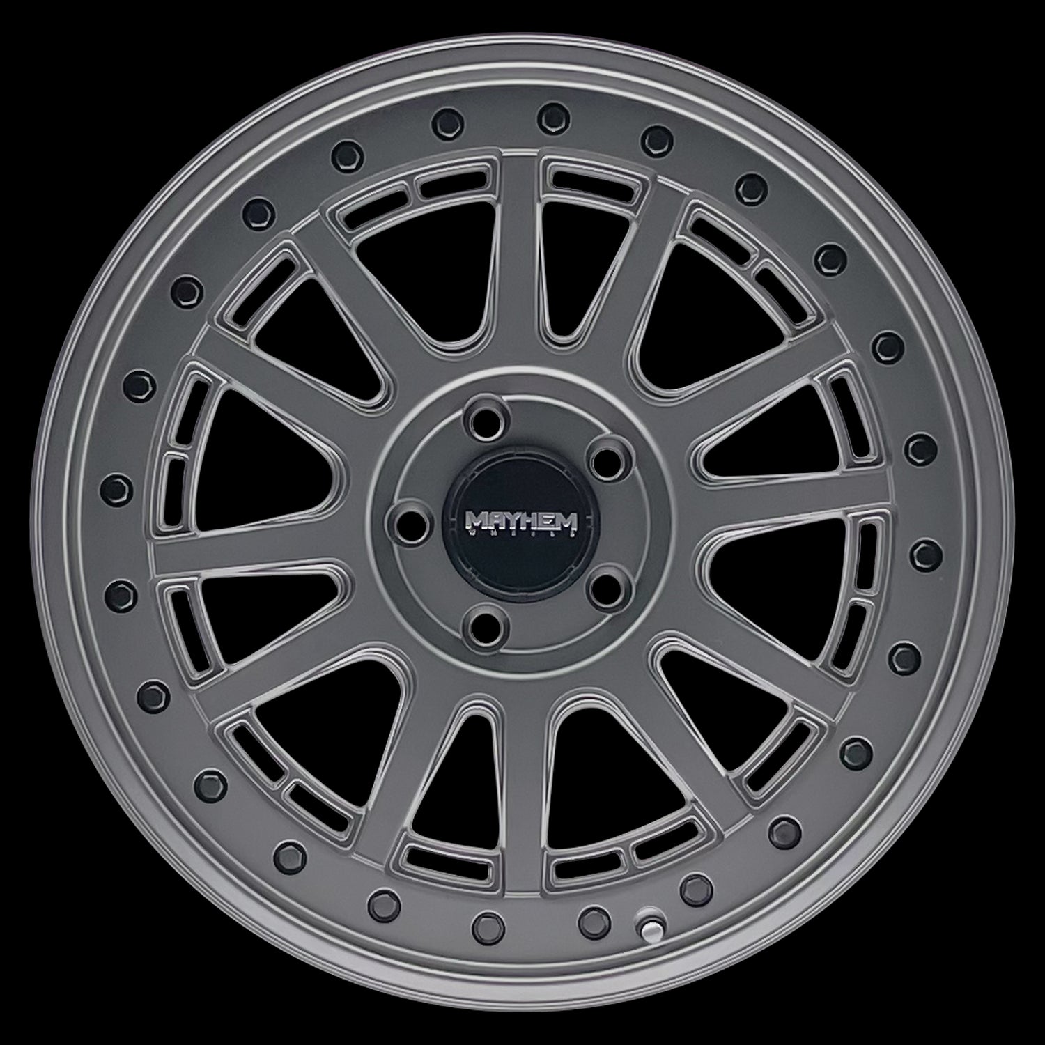 20x9 Mayhem 8305 Compass Satin Gunmetal 5x127 5x5 ET0 Wheel Rim