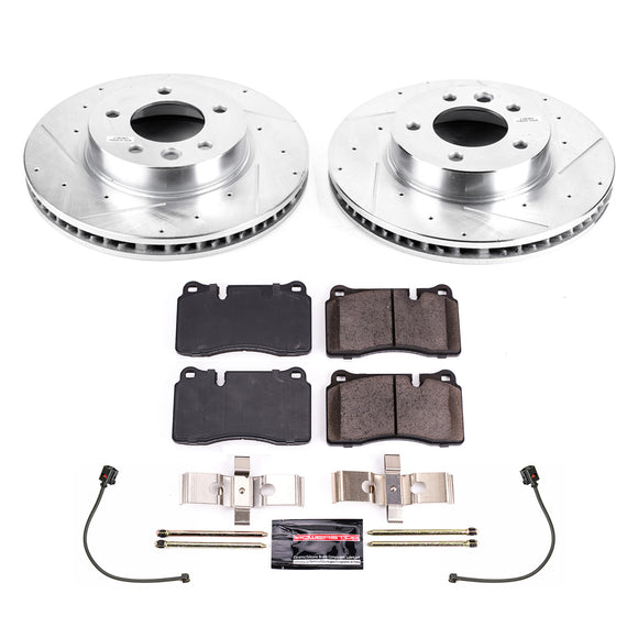 PowerStop Z23 Daily Driver Carbon-Fiber Ceramic Brake Pad and Drilled & Slotted