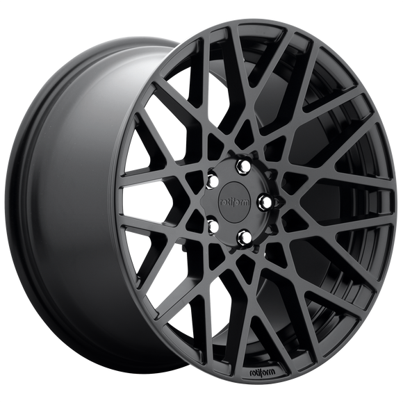 18X8.5 Rotiform R112 BLQ Matte Black 5X112 ET35 wheel/rim