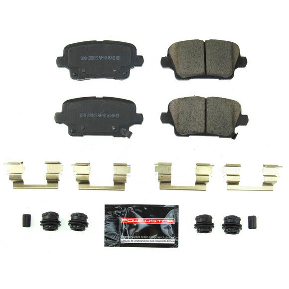PowerStop Z23 Evolution Sport Carbon-Fiber Brake Pads With Hardware
