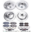 PowerStop Z23 Daily Driver Carbon-Fiber Ceramic Brake Pad and Drilled & Slotted