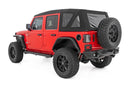 Oval Nerf Steps - 4 Door - Black - Jeep Wrangler Unlimited (18-23)