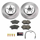PowerStop OE Stock Replacement Low-Dust Ceramic Brake Pad and Rotor Kit