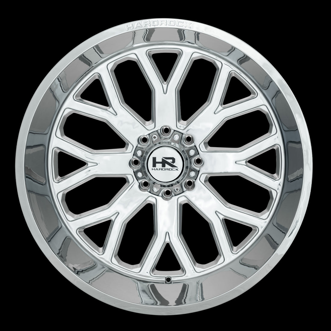 26x14 Hardrock Slammer Xposed Chrome 8x165.1 ET-76 wheel/rim