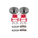 PowerStop Z36 Truck and SUV Ceramic Brake Pad, Drilled & Slotted Rotor, and Cali