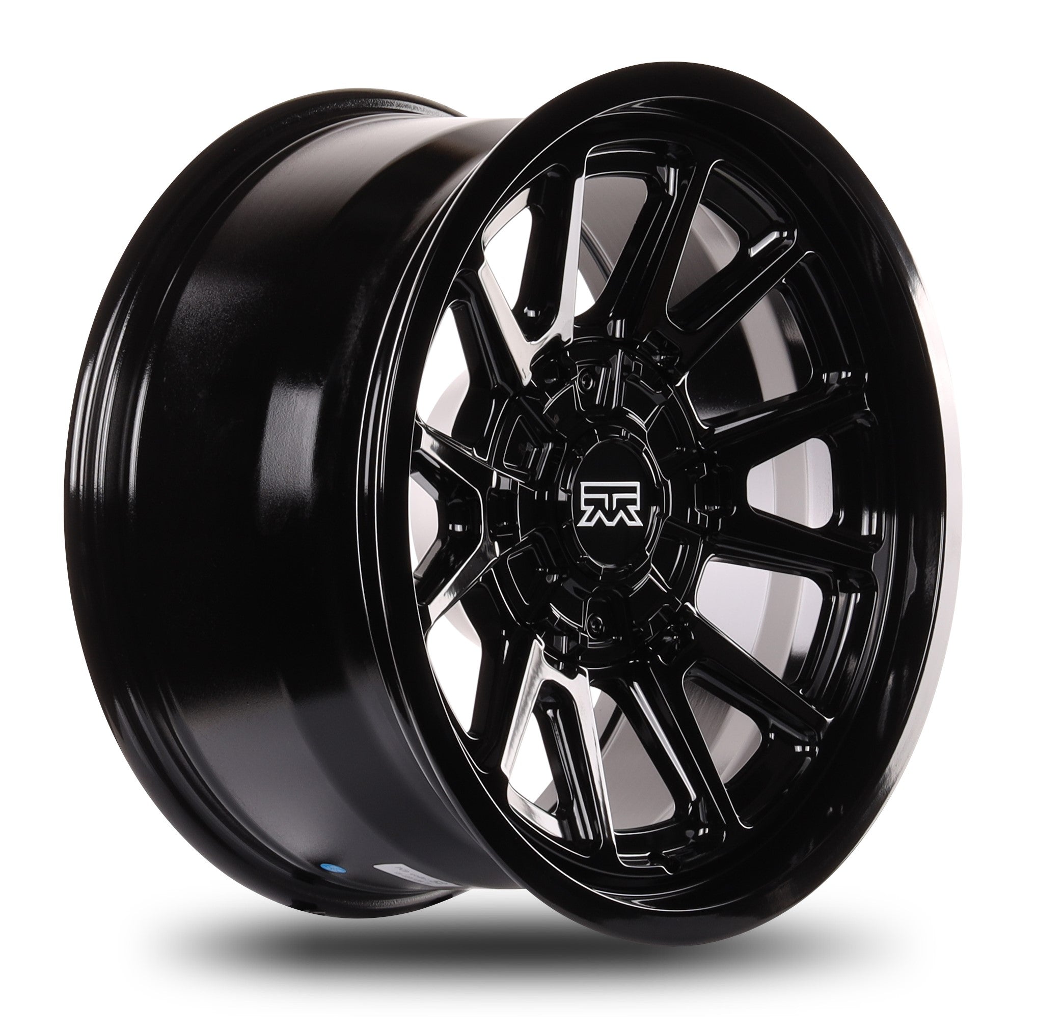 18x9 Mudder Trucker MT706 Detox Black 5x127 5x5 5x139.7 5x5.5 ET-12 Wheel