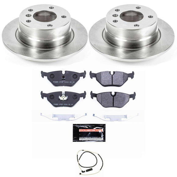 PowerStop Track Day Spec High-Performance Brake Pad and Rotor Kit