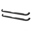 Westin Platinum 4 Oval Nerf Step Bars Powder Coated Black Steel 21-1955