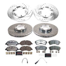 PowerStop Z36 Carbon-Fiber Ceramic Brake Pad with Drilled and Slotted Rotor Kit