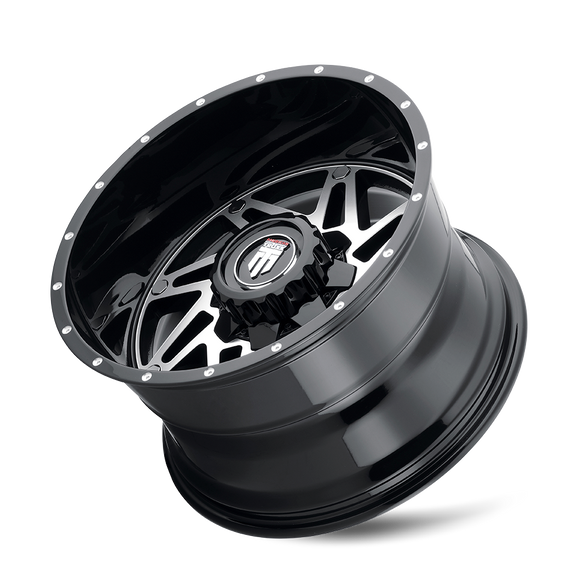20x12 American Truxx Warrior Black/Machined 5x139.7/150 ET-44 wheel/rim