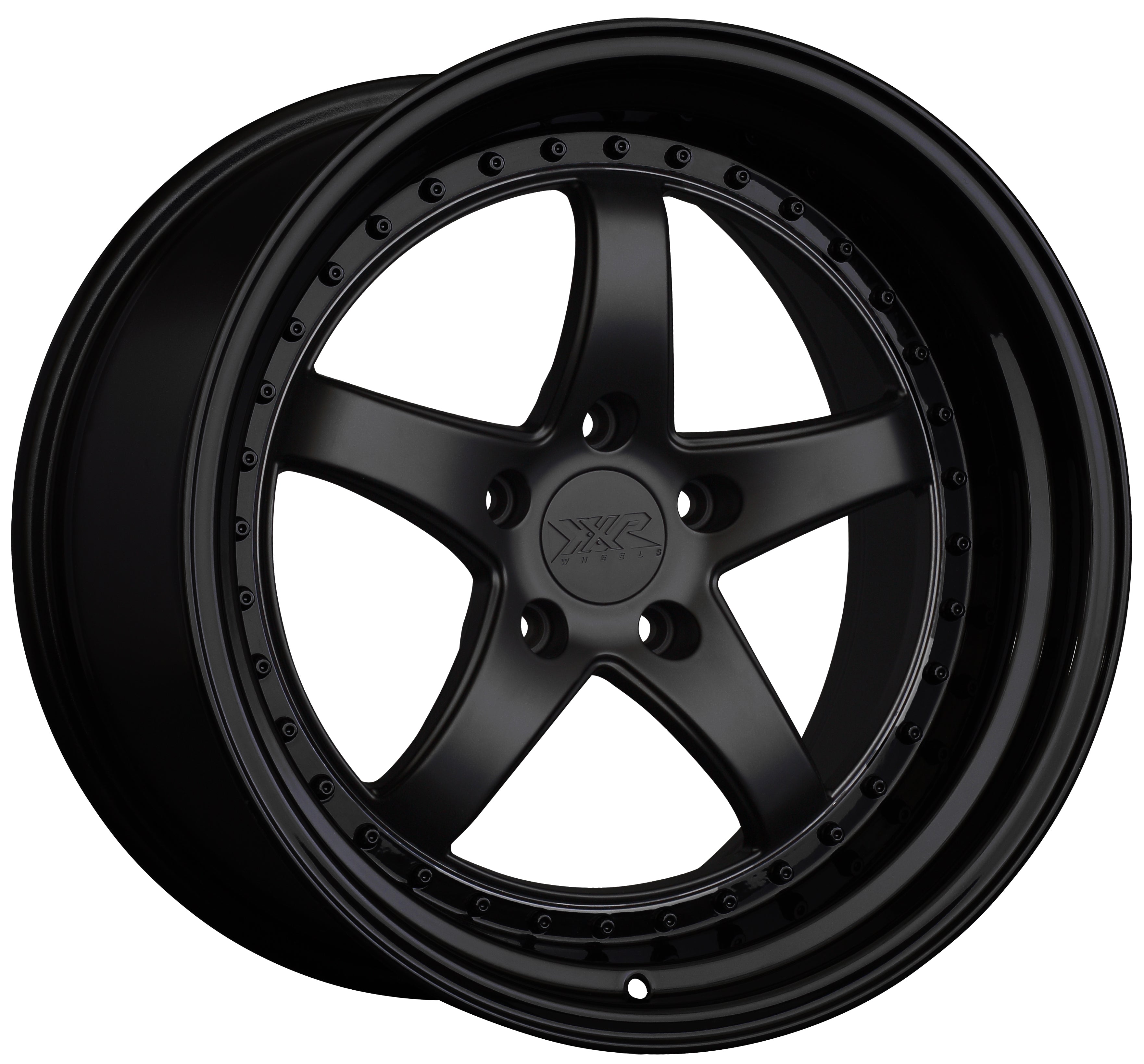 18x9.5 XXR 565 Flat Black / Gloss Black Lip 5x114.3 ET38 - 0