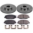 PowerStop OE Stock Replacement Low-Dust Ceramic Brake Pad and Rotor Kit