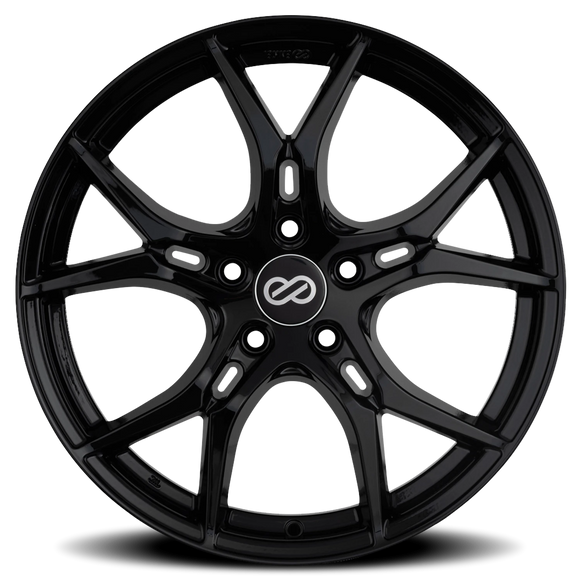 18X8 Enkei Vulcan Gloss Black Wheel/Rim 5x120 5-120 517-880-1240BK