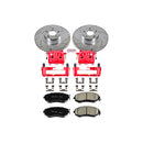 PowerStop Z23 Daily Driver Carbon-Fiber Ceramic Pads Drilled & Slotted Rotor & C