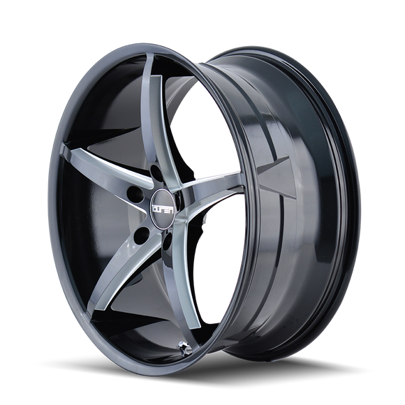17x7.5 Touren TR70 Black-Milled Wheel/Rim 5x114.3 3270-7765B