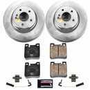 PowerStop Genuine Geomet Coated Rotor and Carbon-Fiber Ceramic Brake Pad Kit