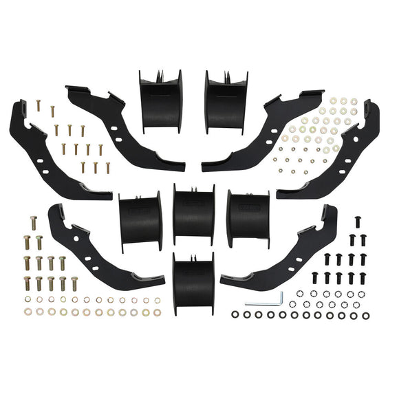 Westin PRO TRAXX 5 Oval Nerf Step Bars Powder Coated Black Steel 21-54145