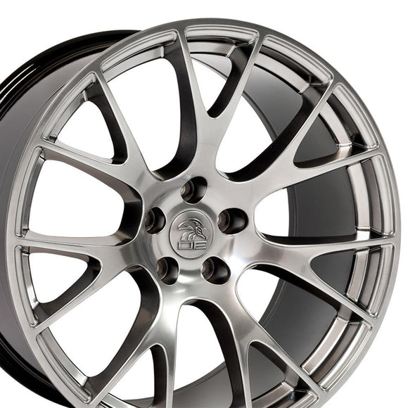 20" Replica Wheel DG15 Fits Dodge Hellcat Rim 20x9 Hyper Wheel