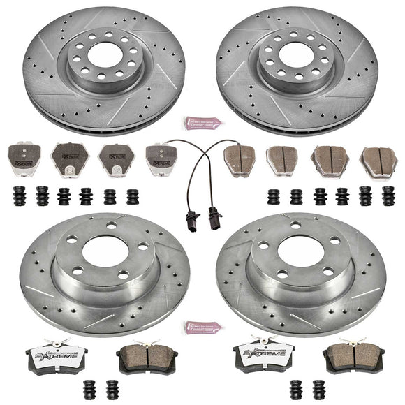PowerStop Z26 Street Performance Ceramic Brake Pad and Drilled & Slotted Rotor K
