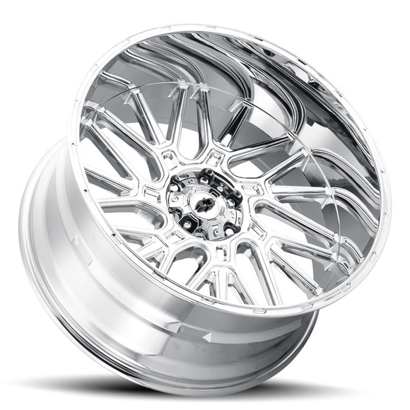 20x10 Vision 404 Chrome 5x127 ET-25 wheel/rim