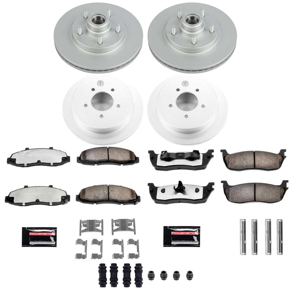 Z36 Truck & Tow Premium Carbon-Fiber Ceramic Brake Pad and Fully Coated Rotor Ki