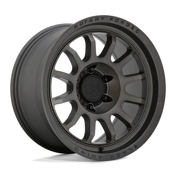 17X9.5 Black Rhino RAPID Matte Brushed Gunmetal 5X127 ET-18 wheel/rim