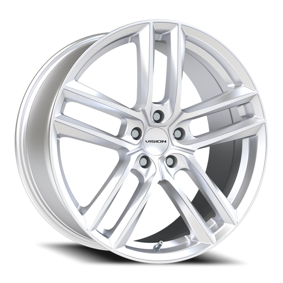 20x9 Vision 475 Clutch Hyper Silver Wheel 5x120 ET35 CB72.6