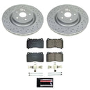 PowerStop Genuine Geomet Coated Rotor and Low-Dust Ceramic Brake Pad Kit
