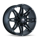 17x9 Mayhem Rampage Black-Matte Wheel/Rim 5x127 8090-7952MB18