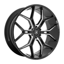24X10 Asanti Black ABL-38 MONARCH TRUCK G-BLK MILL 6X139.7 ET20 wheel/rim