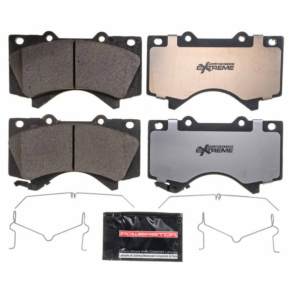 PowerStop Z36 Truck And Tow Carbon-Fiber Ceramic Brake Pads With Hardware