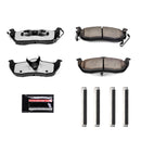 PowerStop Z36 Truck And Tow Carbon-Fiber Ceramic Brake Pads With Hardware