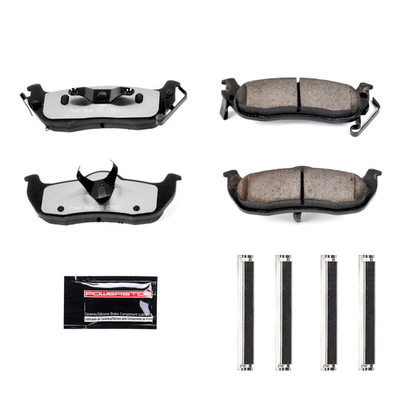 PowerStop Z36 Truck And Tow Carbon-Fiber Ceramic Brake Pads With Hardware