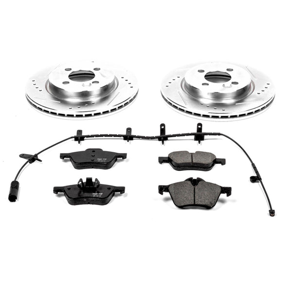 PowerStop Z23 Daily Driver Carbon-Fiber Ceramic Brake Pad and Drilled & Slotted