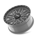 20x9 Mayhem Vector Matte Gunmetal Black Lip 8x170 ET18 CB125.2 Wheel Rim