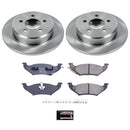 PowerStop OE Stock Replacement Low-Dust Ceramic Brake Pad and Rotor Kit